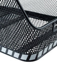 Basil Schoolbag Rear Basket With Belt Fix Mount - Black
