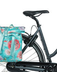 Basil Bloom Field Bicycle Shopper Bag 15-20L - Sky Blue