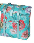 Basil Bloom Field Bicycle Shopper Bag 15-20L - Sky Blue