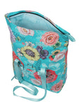 Basil Bloom Field Bicycle Shopper Bag 15-20L - Sky Blue