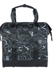 Basil Grand Flower Bicycle Shopper Bag 23L - Black