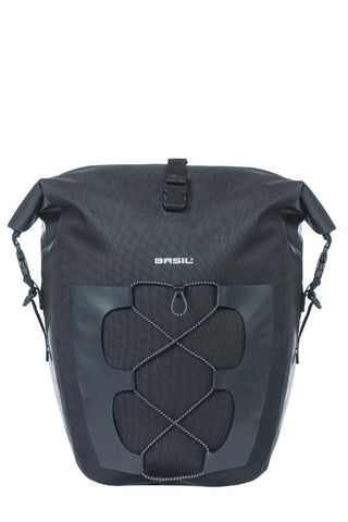 Basil Navigator Waterproof Single Pannier Bag 25L - Black