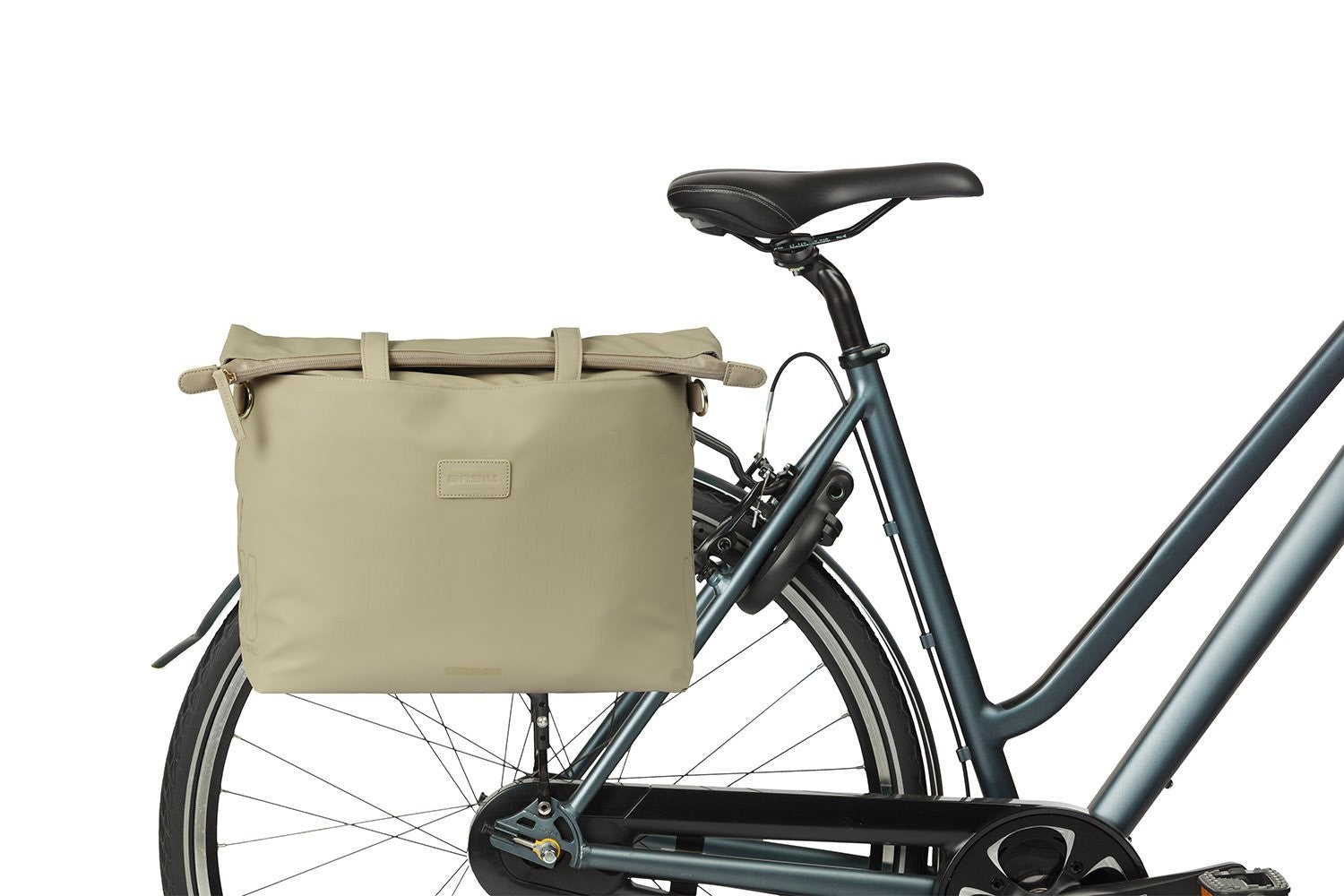 Basil Manhattan Commuter Office Bicycle Bag 12L - Taupe