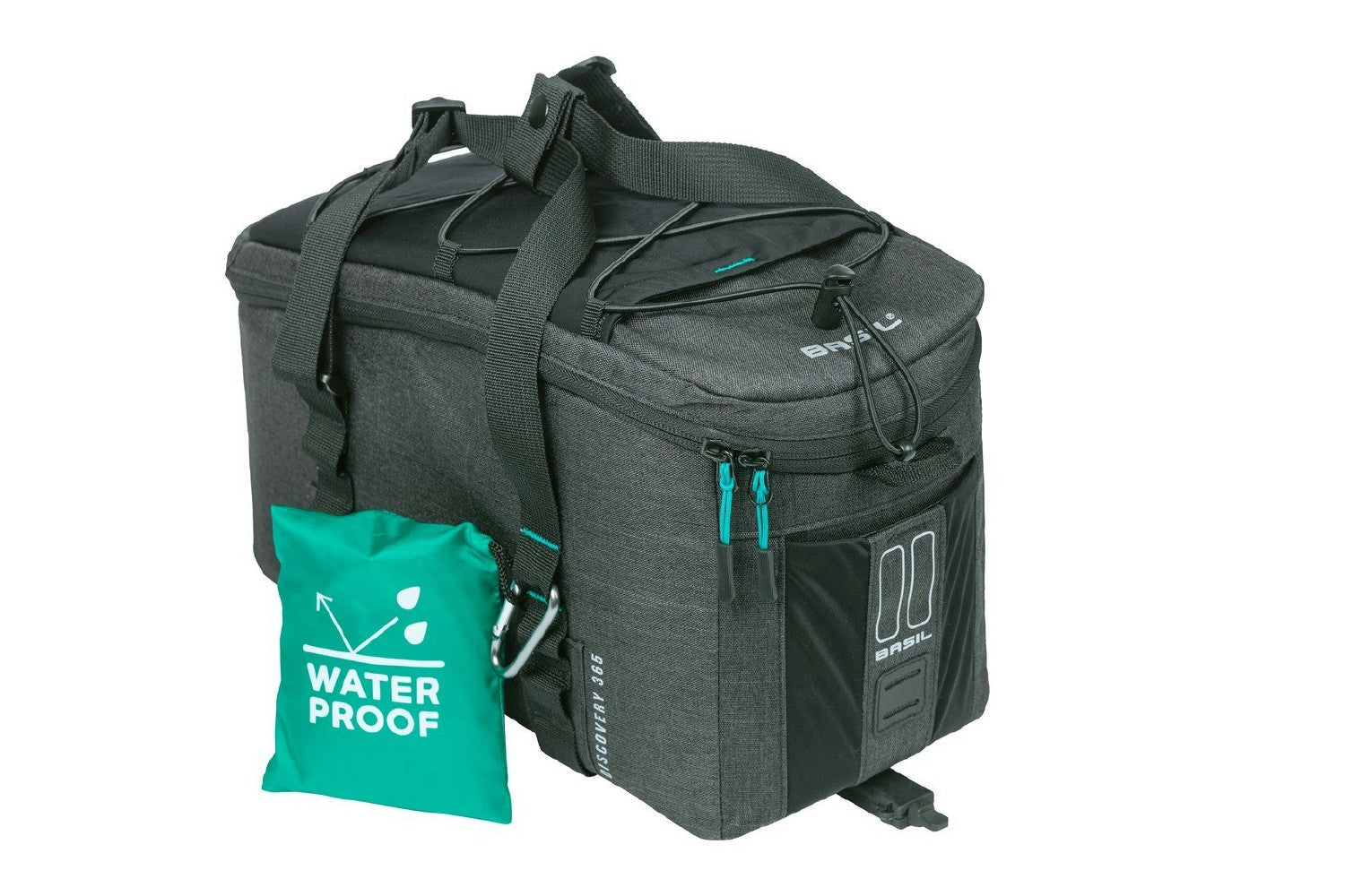 Basil Discovery 365D Trunkbag Medium Mik 9L - Black