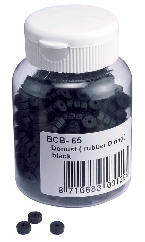 BBB Cycling BCB-65 Rubber 3 Donuts 200 Pcs - Black