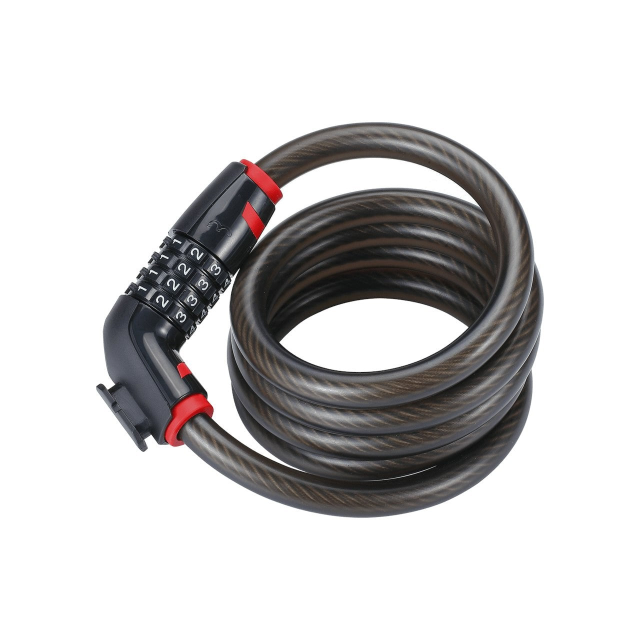 BBB Cycling BBL-45.15 Codelock 15 X 1800MM Coil Combo Cable Lock - Black