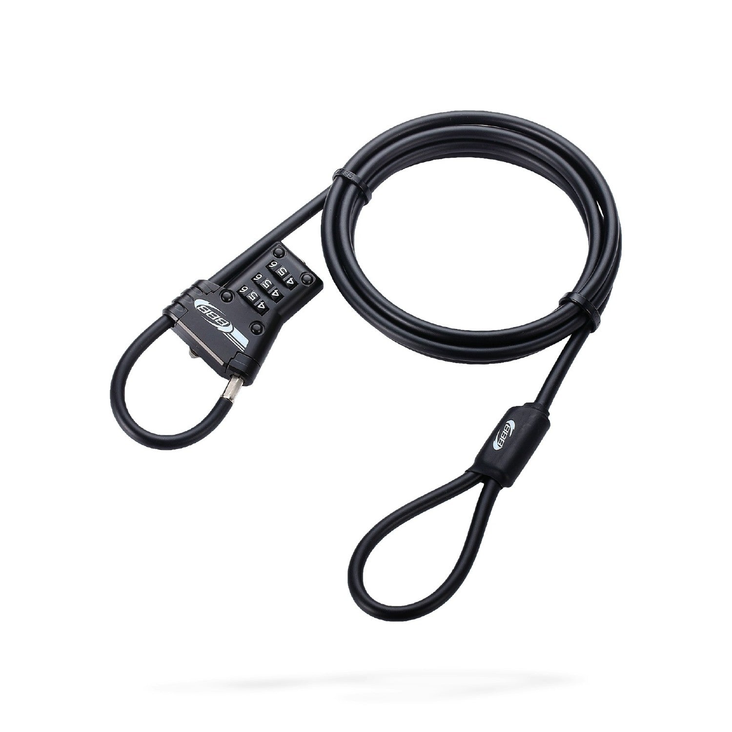 BBB Cycling BBL-51 Microloop Combination Lock 4.8x1500MM - Black