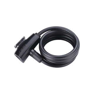 BBB Cycling BBL-61 Bicycle Lock Quicksafe Coil Cable 8X1500MM - Black