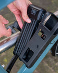 BBB Cycling BBBL-73 Securefold key Art-2 Sold Secure Silver Lock - Black
