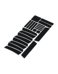 BBB Cycling BBP-71 Reflection Sticker Set Multivis 3M Reflect - Black