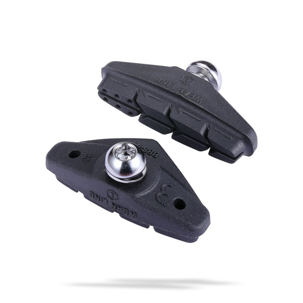 BBB Cycling BBS-01D-1 Roadstop Deluxe Brake Pads (1 Pair) - Black