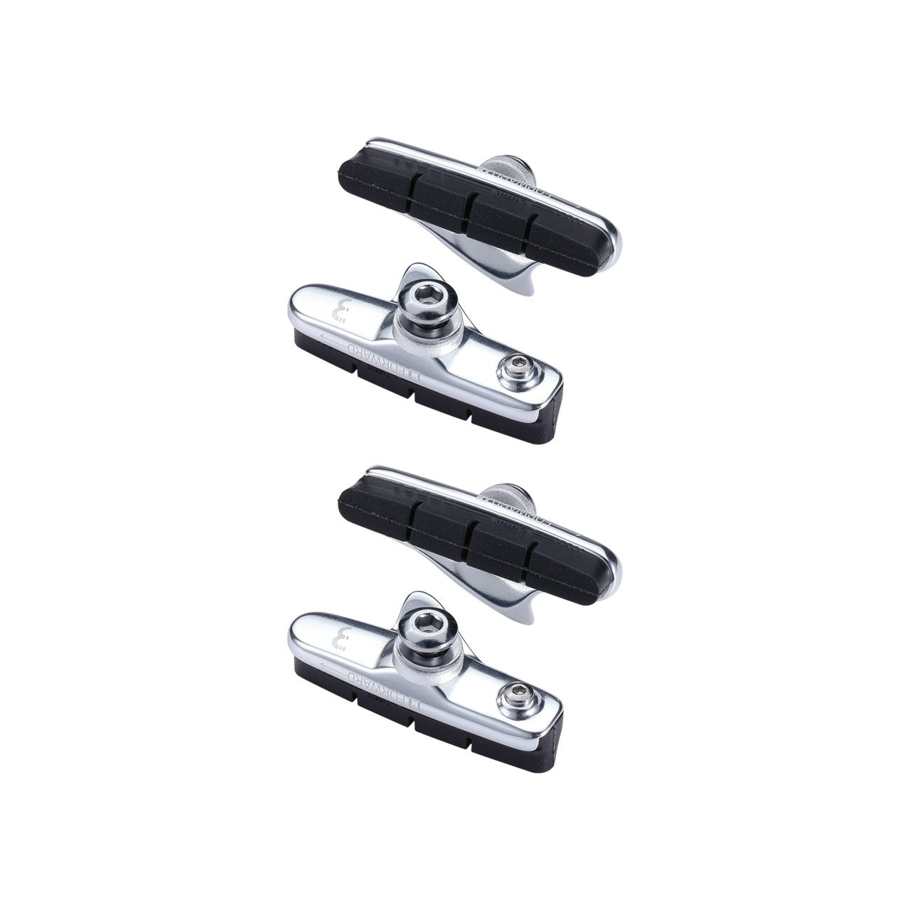 BBB Cycling BBS-02C Road Cartridge Campag Brake Pads 2 Pairs - Silver
