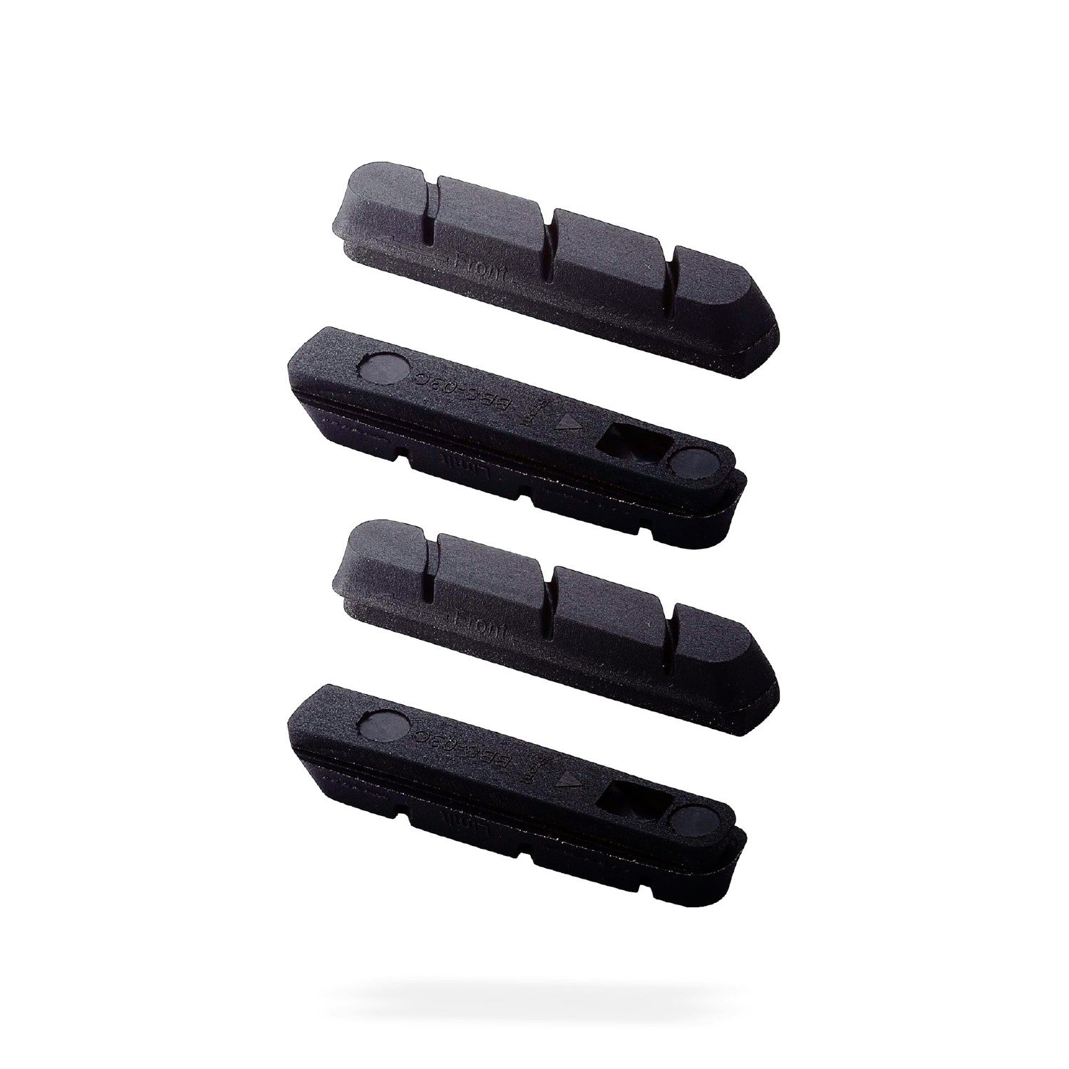 BBB Cycling BBS-03C Road Brake Shoe Insert Campag 2 Pairs - Black