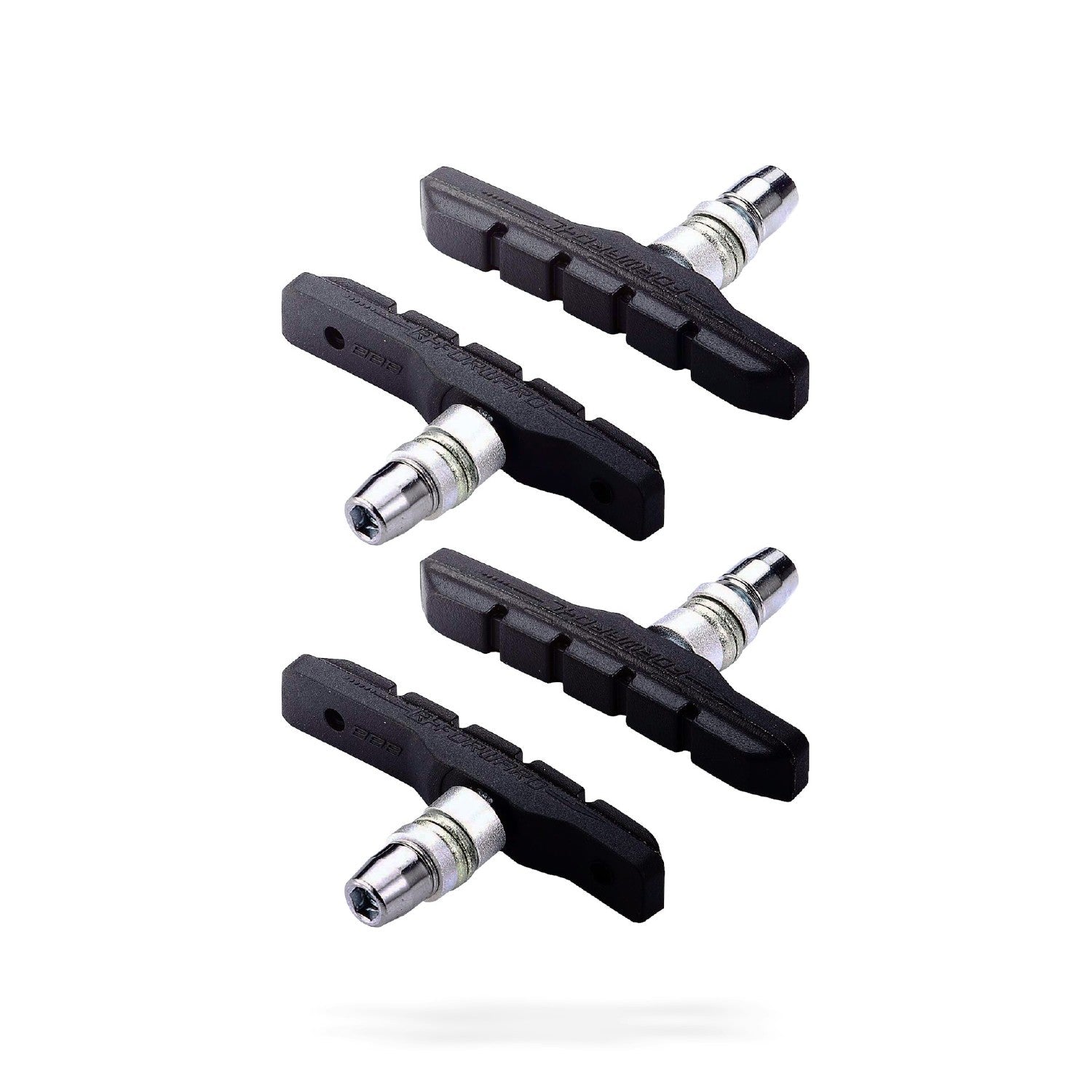 BBB Cycling BBS-04B V-Stop Rim Brake Shoes 2 Pairs - Black