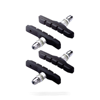 BBB Cycling BBS-04B V-Stop Rim Brake Shoes 2 Pairs - Black