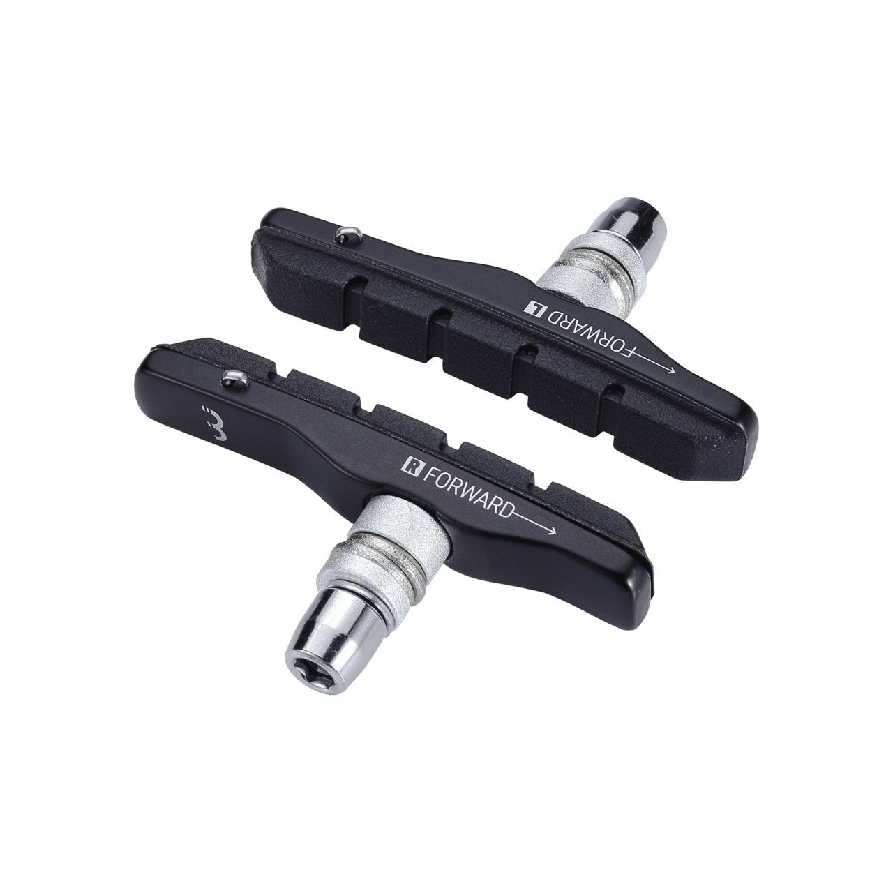 BBB Cycling BBS-05BK V-Stop Brake Shoes 2 Pairs - Black
