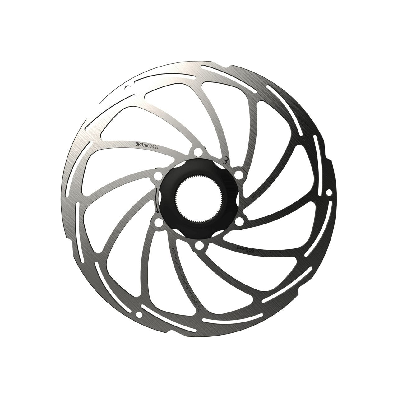 BBB Cycling BBS-121-203 Discbrake Rotor Center Stop - 203MM Silver