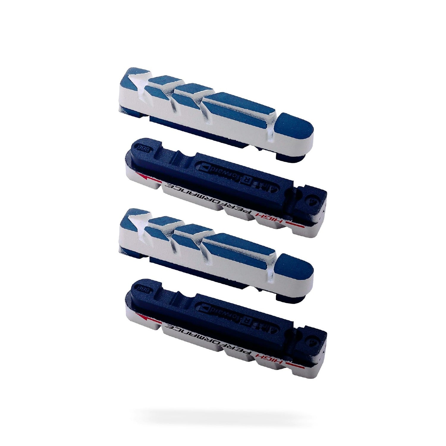 BBB Cycling BBB BBS-28HP Ultrastop Cartridge 4-IN-1 Brake Pads 2 Pairs - Blue