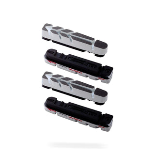 BBB Cycling BBS-29 Carbstop Cartridge 4-IN-1 Brake Pads 2 Pairs - Grey