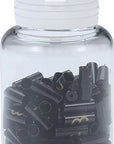 BBB Cycling BCB-152 Sealed Cable Ferrules Fits Shift Housing Alloy 4MM 100 Pcs - Black
