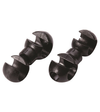 BBB Cycling BCB-173 Housing Connector Plastic Fits 4-5MM 50 Pcs - Black