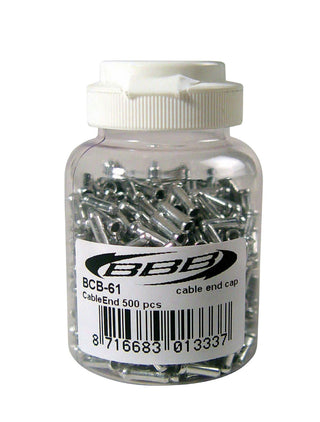 BBB Cycling BCB-61 Brake Cable Stop Alloy 500 Pcs 1.8MM - Silver