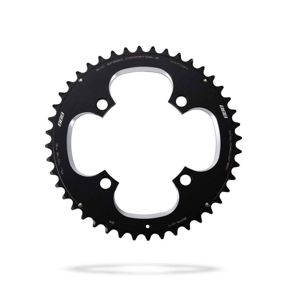 BBB Cycling BCR-7 RoundAbout MTB 4 Arm 104 PCD Chainring - 44T Black