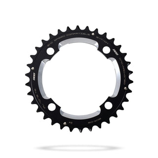 BBB Cycling BCR-8 RoundAbout MTB 4 Arm W/Pins 104 PCD Chainring - 34T Black
