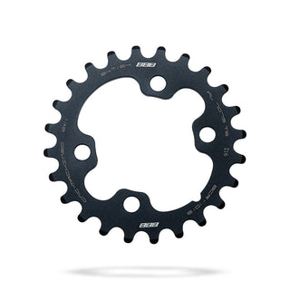 BBB Cycling BCR-101S MTB Gear Chainring Shimano XT M8000 64PCD - 24T Black