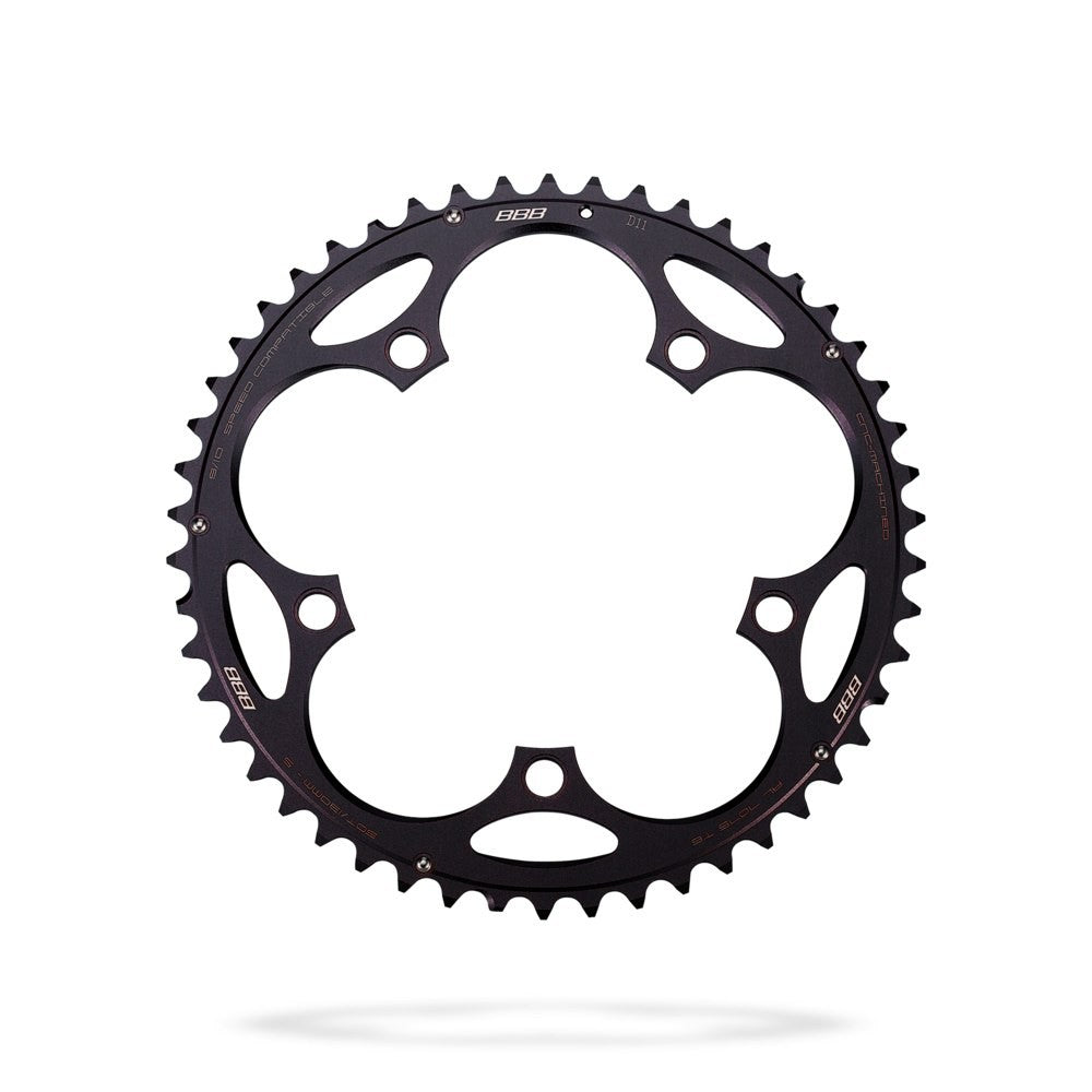 BBB Cycling BCR-11L RoadGear Shiman Sram 9/10 Speed 130 PCD Large Chainring - 50T Black