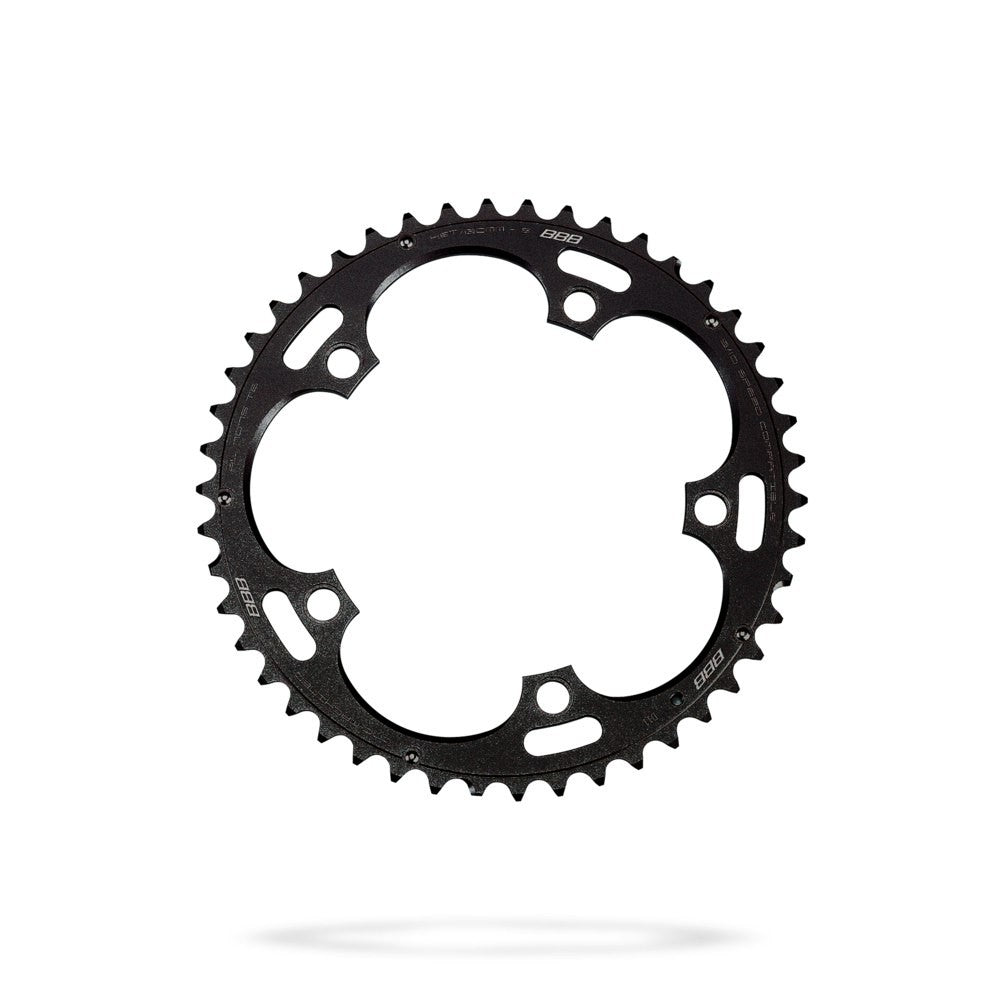 BBB Cycling BCR-11L RoadGear Shiman Sram 9/10 Speed 130 PCD Large Chainring - 46T Black