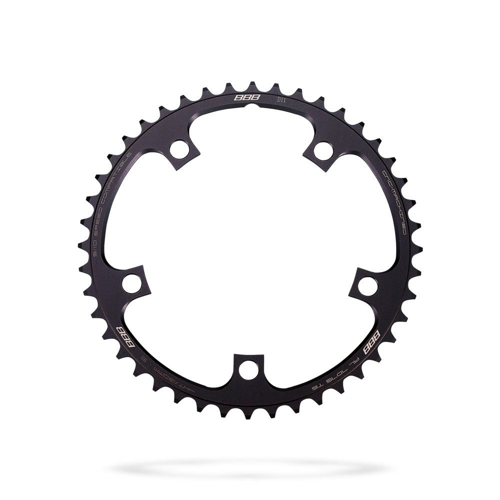 BBB Cycling BCR-11S RoadGear Shiman Sram 9/10 Speed 130 PCD Small Chainring - 44T Black