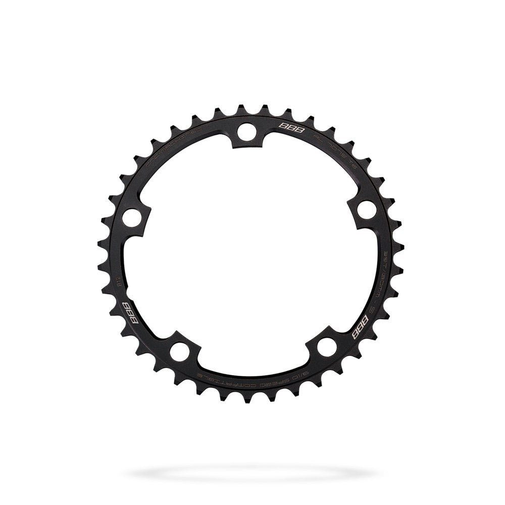 BBB Cycling BCR-11S RoadGear Shiman Sram 9/10 Speed 130 PCD Small Chainring - 39T Black