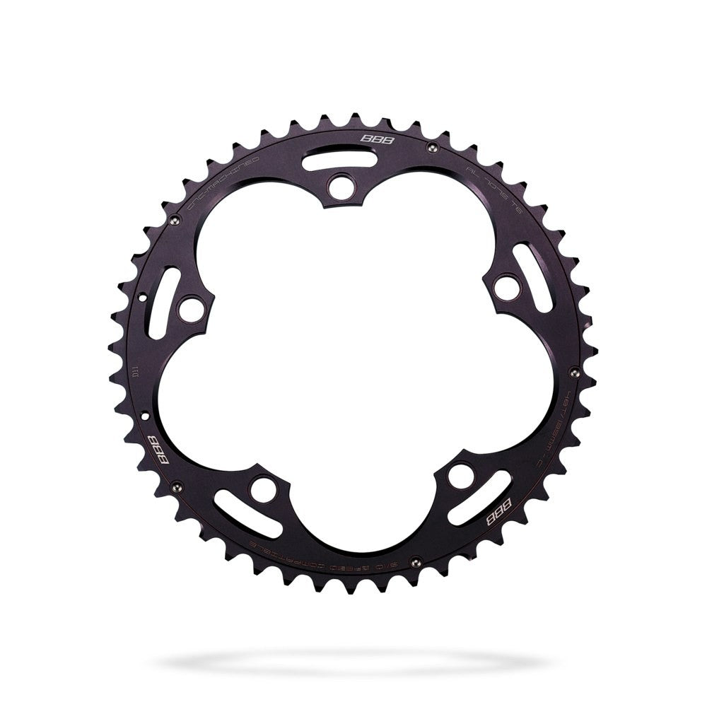 BBB Cycling BCR-21L RoadGear Campagnolo 135 PCD Large Chainring - 48T Black