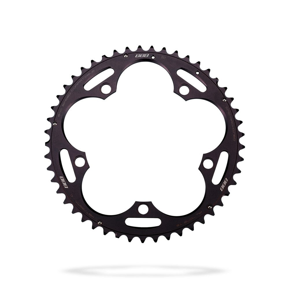 BBB Cycling BCR-21L RoadGear Campagnolo 135 PCD Large Chainring - 49T Black