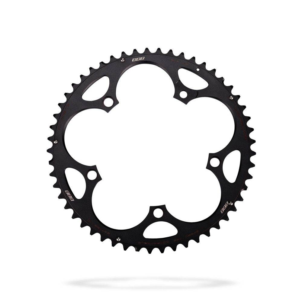 BBB Cycling BCR-22L RoadGear Campagnolo 11 Speed Large Chainring - 53T Black