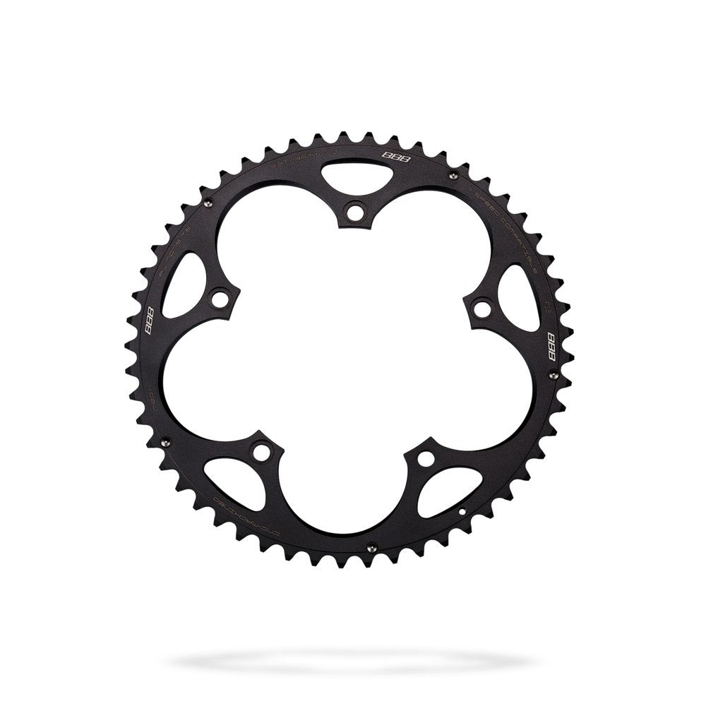 BBB Cycling BCR-23L RoadGear Campagnolo 11 Speed Large Chainring - 53T Black