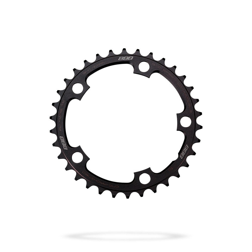 BBB Cycling BCR-31S CompactGear Shimano Compact Sram 9/10 110 PCD Small Chainring - 34T Black