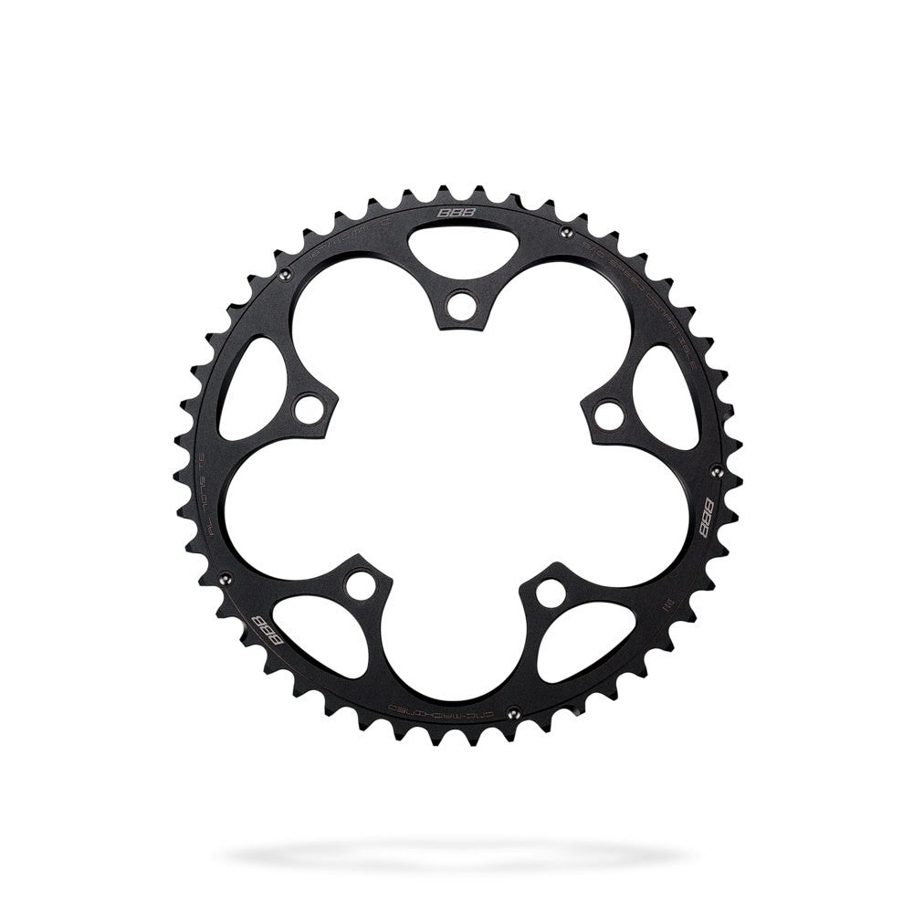 BBB Cycling BCR-32L CompactGear Campagnolo UT/PT 110 PCD Compact Large Chainring - 48T Black