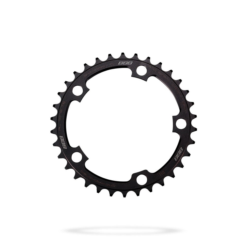BBB Cycling BCR-32S CompactGear Campagnolo UT/PT 110 PCD Compact Small Chainring - 34T Black