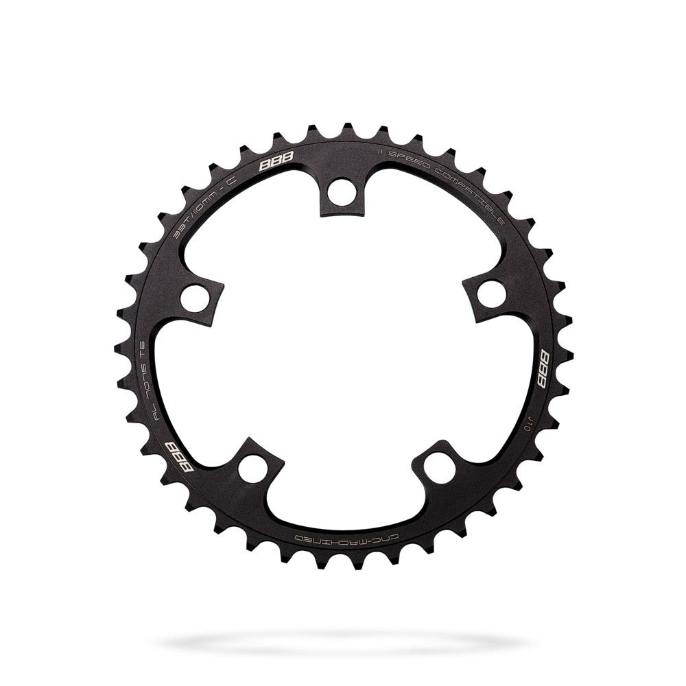 BBB Cycling BCR-33S CompactGear Campagnolo 11 Speed 110 PCD Small Chainring - 39T Black