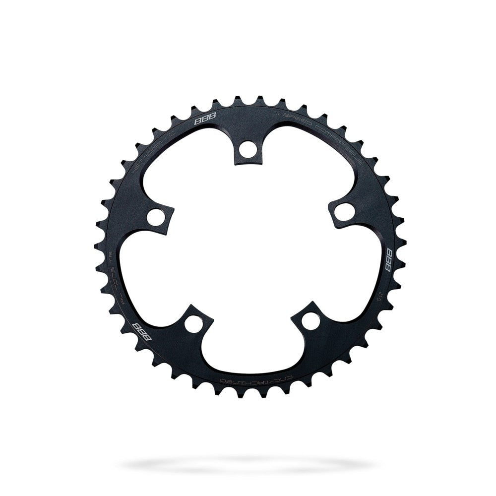 BBB Cycling BCR-33S CompactGear Campagnolo 11 Speed 110 PCD Small Chainring - 42T Black