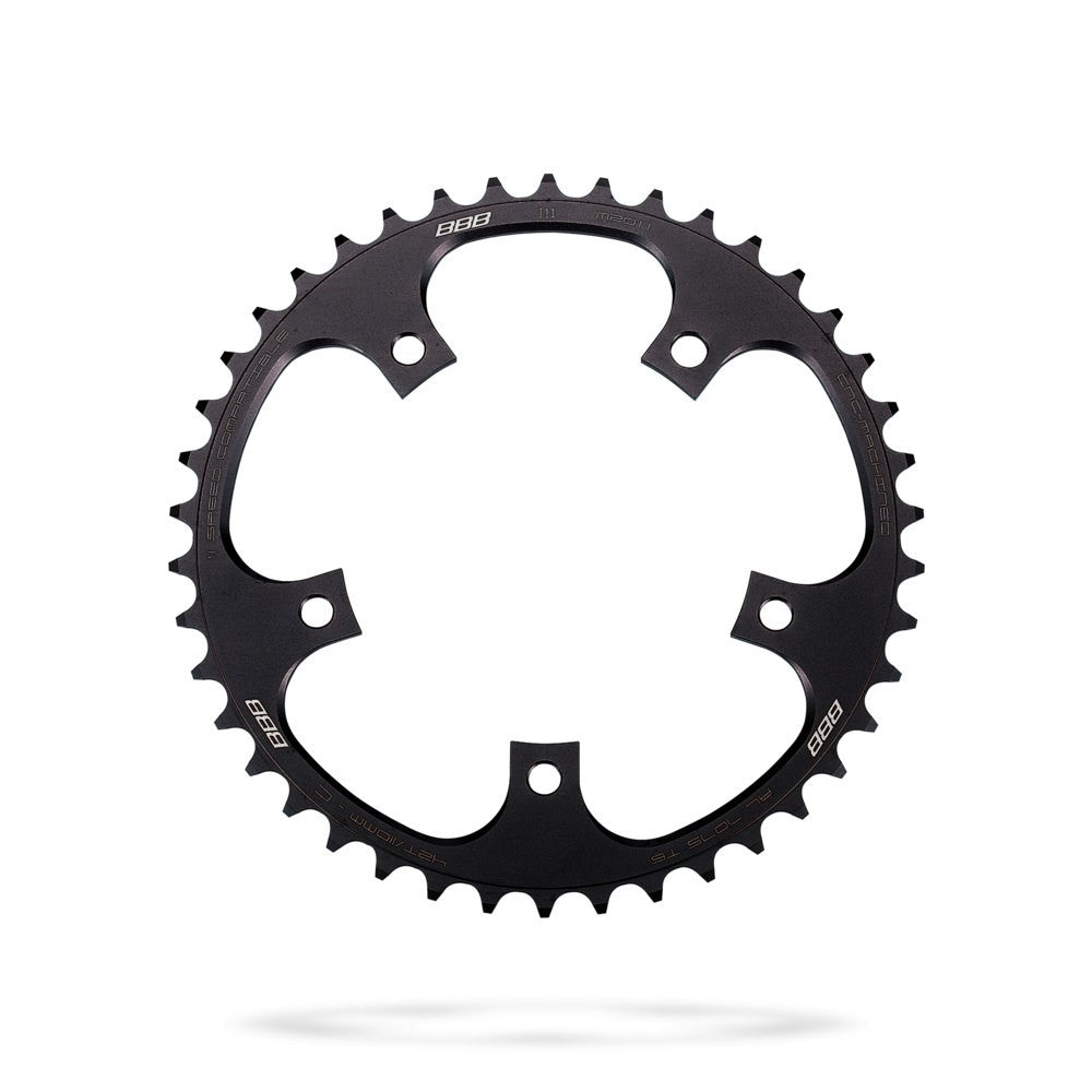 BBB Cycling BCR-34S CompactGear Campag Compact 11 Speed Small Chainring - 42T Black