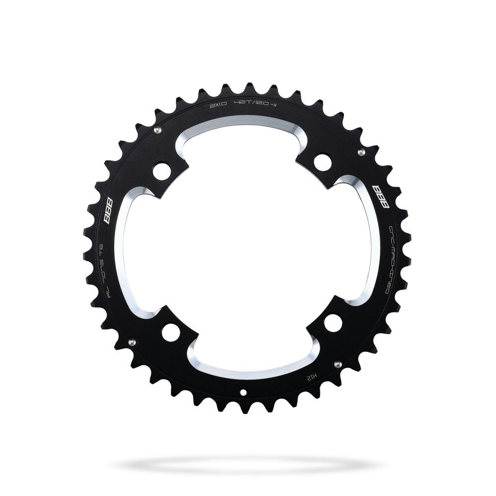 BBB Cycling BCR-41 MTBGear 2x10 Sram XX 120 PCD Chainring - 42T Black