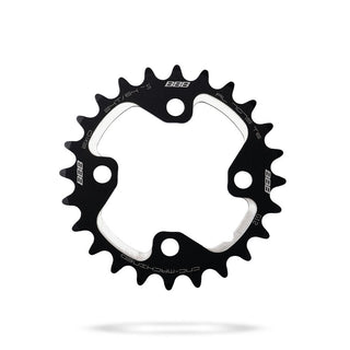 BBB Cycling BCR-46 MTBGear Comp 2x10 Shimano XT 64 PCD Chainring - 24T Black