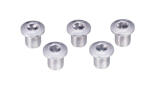 BBB Cycling BCR-52.BK Triplestars Chainring Bolts 5 Pcs - Black