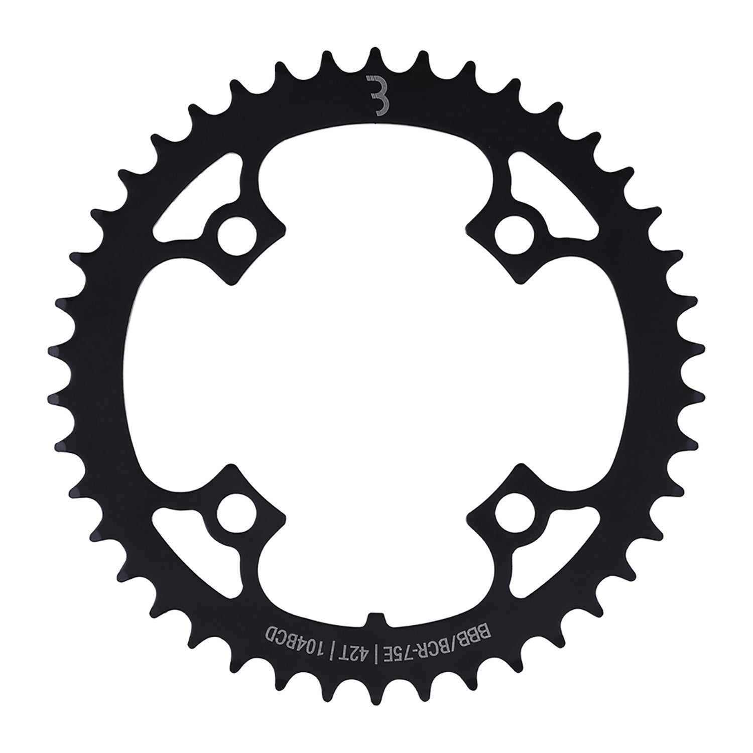 BBB Cycling BCR-75E E-Bike Gear Chainring Steel 104 - 42T Black
