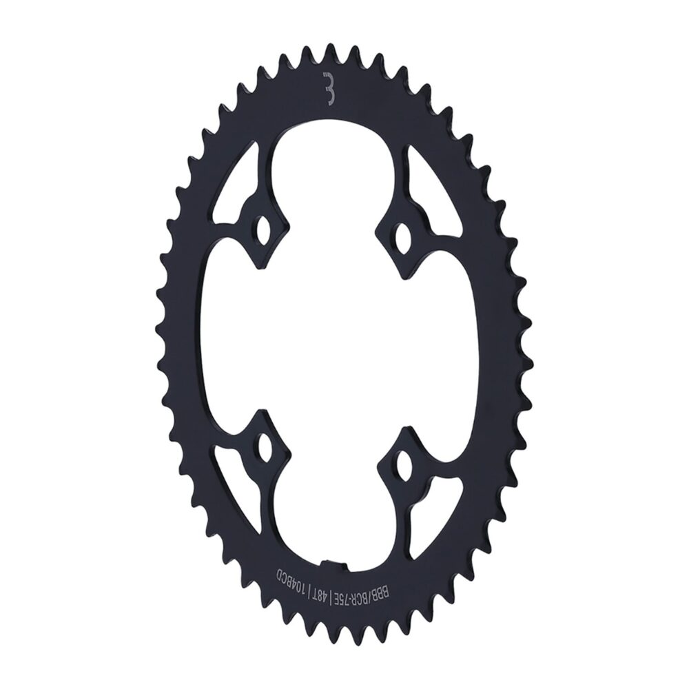 BBB Cycling BCR-75E-48T E-Bike Gear Steel Chainring 104MM - 48T Black