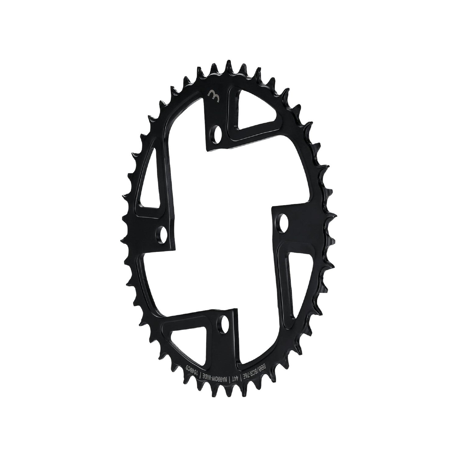 BBB Cycling E-BikeGear NarrowWide Steel Chainring 44T - Black