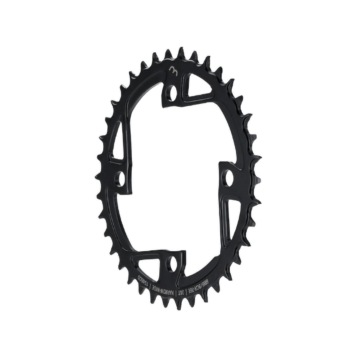 BBB Cycling E-BikeGear NarrowWide Steel Chainring 38T - Black